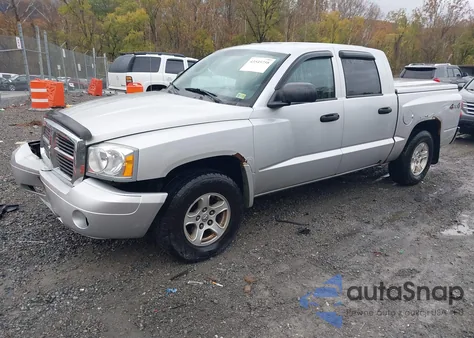 2006 Dodge Dakota Slt from USA, damaged, VIN 1D7HW48N56S507357